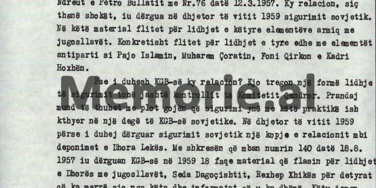 “Kadri, po të kishim në qendrën e UDB-së njeriun tonë, të na jepte gjithë agjenturën jugosllave në Shqipëri, do të ishte një fitore kolosale, por ndodhi e…”/ Debatet e Hekuran Isait në Byro, 8 tetor ‘82