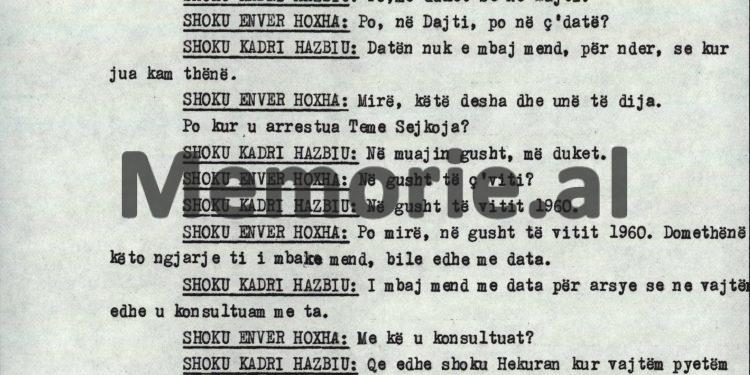 “Kadri, cila është arsyeja që ti, s’i zë asnjëherë në gojë Mehmetin dhe Beqirin, për çështjen e Teme Sejkos, apo…”?! / Mbledhja e panjohur e Byrosë Politike, 8 tetor ‘82