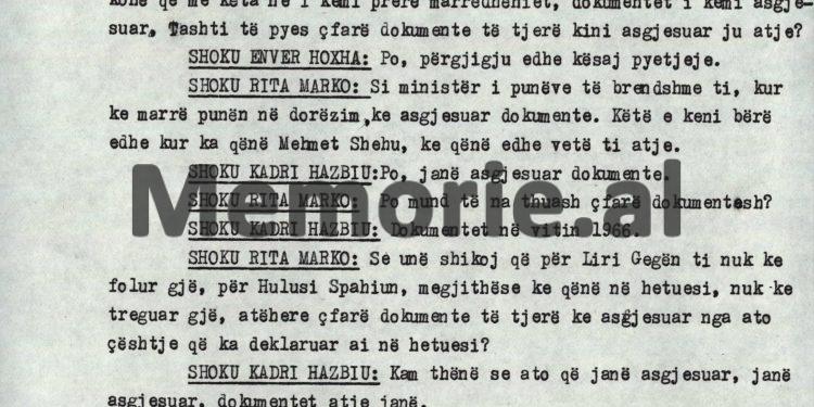 “Kadri, në ‘75-ën, Byroja Politike vendosi si shef të Drejtorisë Operative të Ushtrisë, atë që i ishte në listat e agjentëve, pse nuk na e the…”?! / Debatet e Enverit në mbledhjen e Byrosë, 8 tetor ‘82