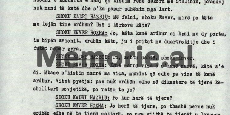 “Kadri, ti s’mund ta asgjesoje dokumentin, se do të kompromentoje, Mustafa Kondon, Koli Shuken, Ismail Qinetin, Gaqo Mborjen, Mehmet Çakën dhe…”/ Debatet e Ramiz Alisë në Byro, 8 tetor ‘82