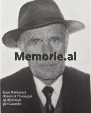 “Te kaushi i ‘Burgut 313’-të i Tiranës,  Fadilin e Vangjelin i nxorën nga rreshti dhe filluan t’i shanin e godisnin me shqelma…”/ Kujtimet e ish të dënuarit politik Gani Ratkoceri