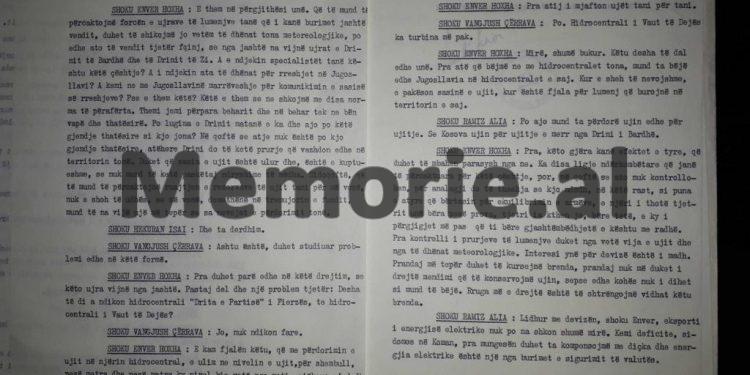 Enver Hoxha: “Shoku Simon, kur ishe në aktivin e Korçës, të doli gjë në sy ai, Niko Çeta, ka qenë zv/ministër i Brendshëm me këta armiqtë…”/ Mbledhja e Byrosë, shator ‘82
