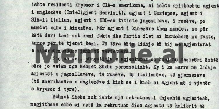 “Unë e thirra Kadrinë, por ai më tha: t’ja lëmë armikut Mehmet Shehu, atë cilësim që bëri për mua, duke më quajtur Jago dhe…”! / Debatet e Enveri në Byro, 8 tetor ‘82
