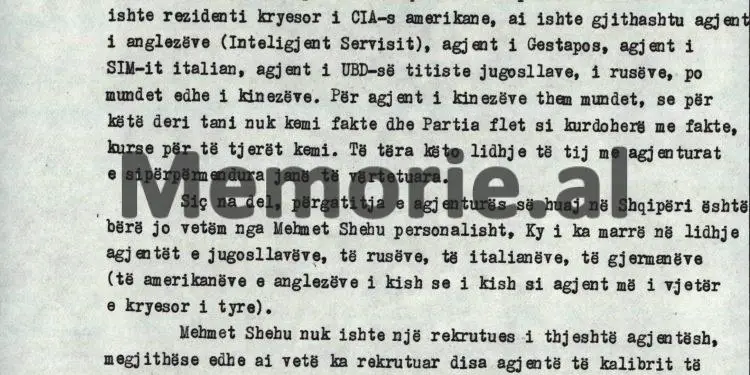 “Unë e thirra Kadrinë, por ai më tha: t’ja lëmë armikut Mehmet Shehu, atë cilësim që bëri për mua, duke më quajtur Jago dhe…”! / Debatet e Enveri në Byro, 8 tetor ‘82