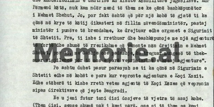 “Unë e thirra Kadrinë, por ai më tha: t’ja lëmë armikut Mehmet Shehu, atë cilësim që bëri për mua, duke më quajtur Jago dhe…”! / Debatet e Enveri në Byro, 8 tetor ‘82