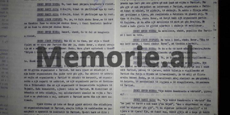 Enver Hoxha: “Shoku Simon, kur ishe në aktivin e Korçës, të doli gjë në sy ai, Niko Çeta, ka qenë zv/ministër i Brendshëm me këta armiqtë…”/ Mbledhja e Byrosë, shator ‘82