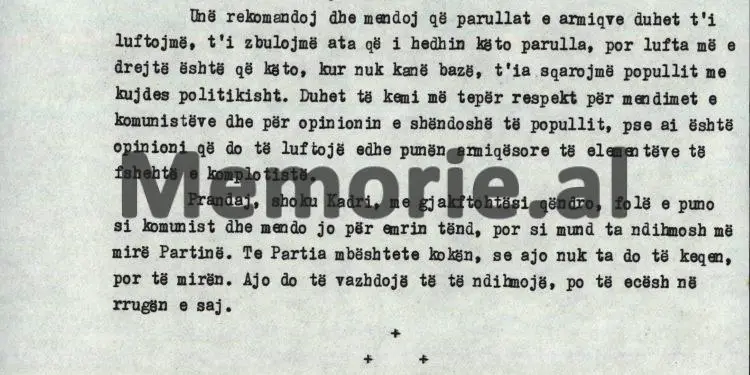 “Motivacioni zyrtar për shkarkimin e Kadriut, do jetë ‘mungesë vigjilence’, se po të themi del në pension, e kuptojnë njerëzit se si është puna dhe…”/ Porosia e Enverit në Byro, 8 tetor ‘82