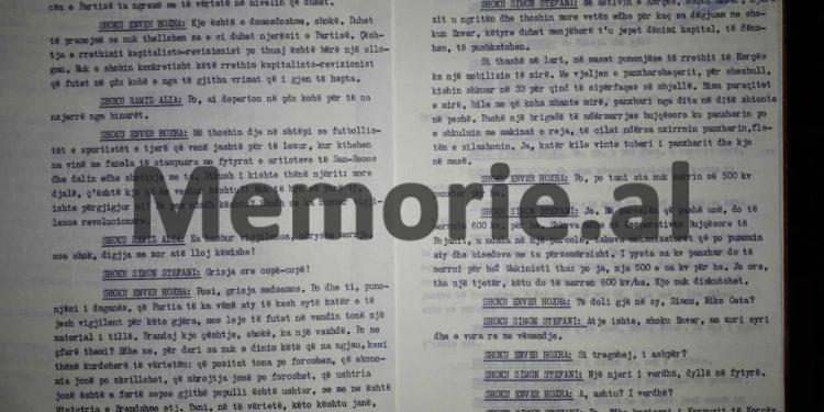 “Më dërgonte njëri letra anonime, për këtë Niko Çetën, ku thoshte se, kur largohej Mihallaqi nga Korça, për të drejtuar Byronë e Partisë, s’linte asnjë nga shokët, por…”/ Mbledhja e Byrosë, shtator ‘82