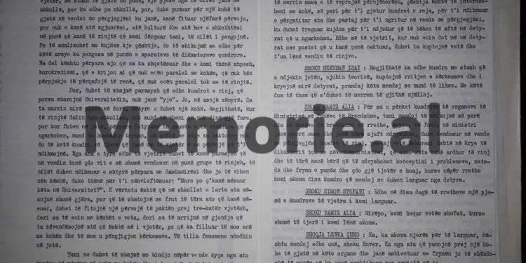 Hekuran Isai: “Shoku Enver, u gjykuan dhe janë futur në burg, Elham Gjika, Kristofor Mërtiri, Kapllan Shehu, si dhe Nesti Kerenxhi, që e morëm…”/ Mbledhja e Byrosë, 10 shtator ‘83