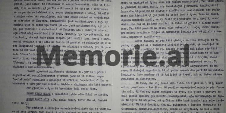 “Shokët gjermanë, na e paraqesin Bashkimi Sovjetik, si një vend ku ekziston ‘komunizmi’, ndërsa udhëheqja atje, është antikomuniste dhe…”/ Diskutimi i Enverit në Byro, maj ‘82