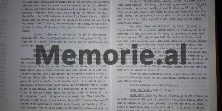 “Në ’81-in, kur ishin ngjarjet e Kosovës, Kadriu thirri shoqëruesin e Mehmetit, Aliun dhe i tha; i dëgjon se çfarë po bëhet atje, prandaj ti…”/ Akuzat e Ramiz Alisë në Byro, 12 shtator ‘83