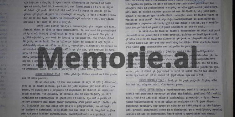 Enver Hoxha: “Partia s’ka për detyrë t’i japë të dhëna Punëtorit Operativ, meqenëse ai është në Sigurim, përkundrazi, Partia e urdhëron atë…”/ Mbledhja e Byrosë, shtator ‘83