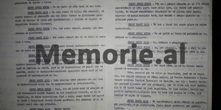 Enveri: “Shoku Ramiz, kur Ernst Austi të pyeti, se pse vrau veten Mehmet Shehu dhe pse s’iu bë ceremoni varrimi, ti t’i thoshe, more Aust, ka ca sekrete…”/ Mbledhja e Byrosë, 15 maj ‘82