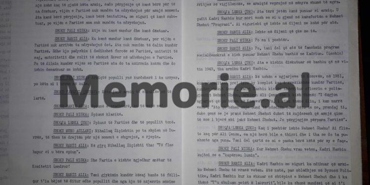 “Natën e 18 dhjetorit, Kadriu shkoi te Mehmeti dhe i tha; unë jam ministër e po trajtohem mirë, prandaj, mua dhe jo Feçorin, më kanë ngarkuar, që…”/ Akuzat e Ramiz Alisë në Byro, shtator ‘83