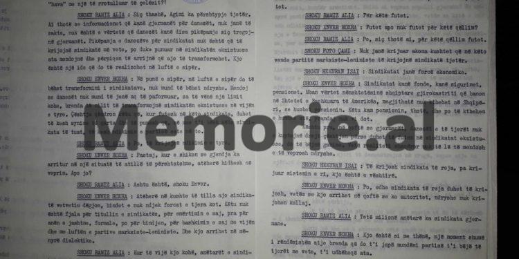 Enver Hoxha: “Shoku Ramiz, Austit do t’i thuash, se; kur Mehmet Shehu, lidhi krushqi me një familje që kishte të arratisur në SHBA-ës, atëhere ne…”/ Mbledhja e Byrosë, maj ‘82