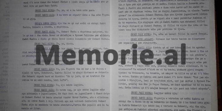 “Natën e 18 dhjetorit, Kadriu shkoi te Mehmeti dhe i tha; unë jam ministër e po trajtohem mirë, prandaj, mua dhe jo Feçorin, më kanë ngarkuar, që…”/ Akuzat e Ramiz Alisë në Byro, shtator ‘83