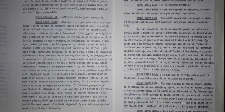 Hekuran Isai: “Shoku Enver, Komiteti Ekzekutiv i rrethit të Sarandës, ka 32 punonjës, ku 7 janë bashkëpunëtorë të Sigurimit, të cilët i mban në lidhje…”/ Mbledhja e Byrosë, 10 shtator ‘83