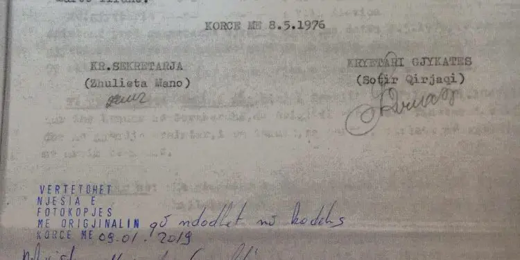 “Më arrestuan për ‘Kartën e të Drejtave të Njeriut’ që kisha në shtëpi, se më spiunoj, burri kushërirës së parë, bashkëpunëtor i Sigurimit dhe…”/ Dëshmia e rrallë e profesorit të matematikës nga Korça