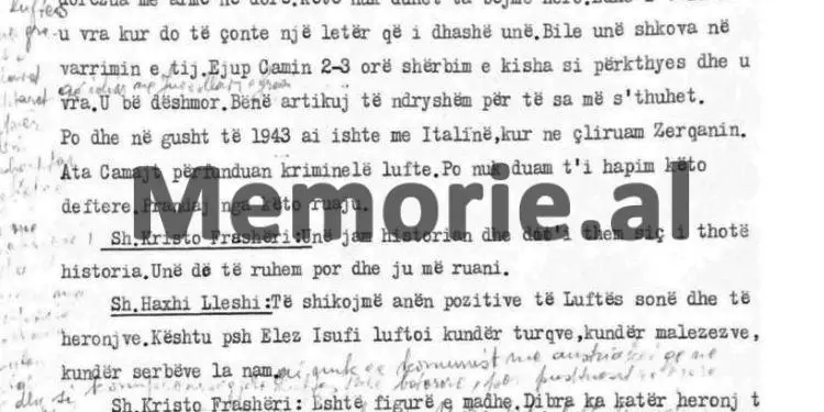 Zbulohet biseda e Haxhi LLeshit: “Kam luftuar shumë unë, s’pyesja se ka anglezë, amerikanë, as për Titon, Tempon dhe për Mehmetin, që ishte spiun i Fullcit…”/ Takimi me historianin e njohur, korrik ‘82