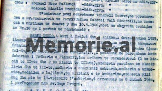 “Mbasi u kontrollua dhe u vizitua trupi i tij, u konstatua se ai ka…”/ Zbulohet proces-verbali i vdekjes së gjeneralit rebel të Sigurimit në burgun e Burrelit në ’75-ën, pasi akuzoi Enver Hoxhën