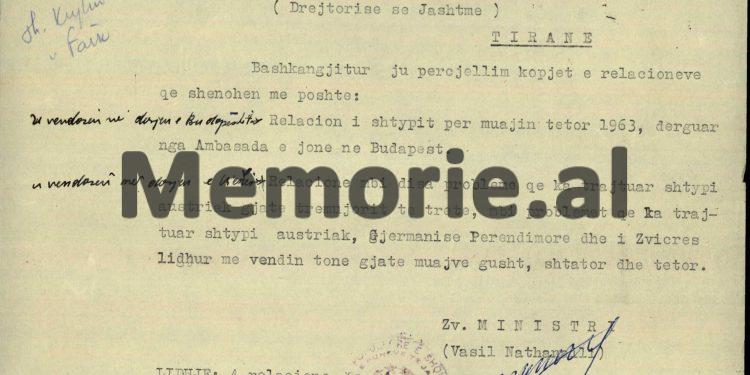 Relacioni sekret: “The Observer’ dhe ‘Stuttgarter Zeitung’, shkruajnë se; Beqir Balluku me ushtrinë, do rrëzojnë Enver Hoxhën me…”/ Zbulohet dokumenti i ambasadorit Gaqo Nesho, dhjetor ‘63