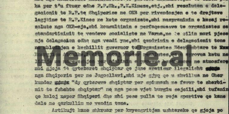 Relacioni sekret: “The Observer’ dhe ‘Stuttgarter Zeitung’, shkruajnë se; Beqir Balluku me ushtrinë, do rrëzojnë Enver Hoxhën me…”/ Zbulohet dokumenti i ambasadorit Gaqo Nesho, dhjetor ‘63