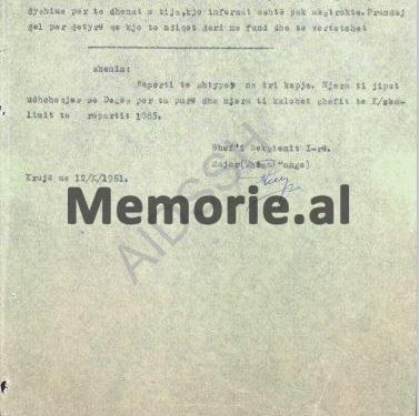 “Gjet Kadeli më tha, se daja i tij, kapiten i parë, i tregoi se gjeneral Gjin Marku, kaloi me veturën e tij pa targa në Mamurras, brenda kishte disa të arratisur…”/ Raporti i bashkëpunëtorit “Mbrehja”, tetor 1961