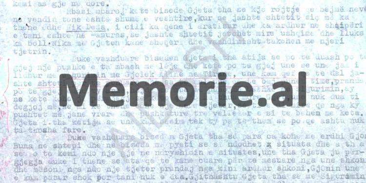 “Në Shqipëri vetëm Byroja Politike jeton mirë, tha ai kurse populli, vuan me bukë e kripë, por po ndodhi këtu si në Çekosllovaki…”/ Raporti sekret i B.p.“Mbrehija”, Mamurras 1969