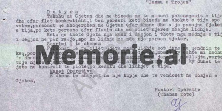 “Mua donin të më hiqnin me shtëpi nga Mamurrasi, por shkova në Tiranë, u takova me Gjolek Alinë dhe Mark Dodanin, të cilët më thanë se…”/ Raporti sekret i B.p. “Mbrehija”, Mamurras 1969