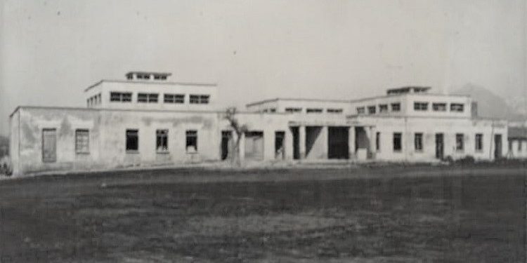 Momente nga puna për ndërtimin e Spitalit Civil në Tiranë, viti 1941