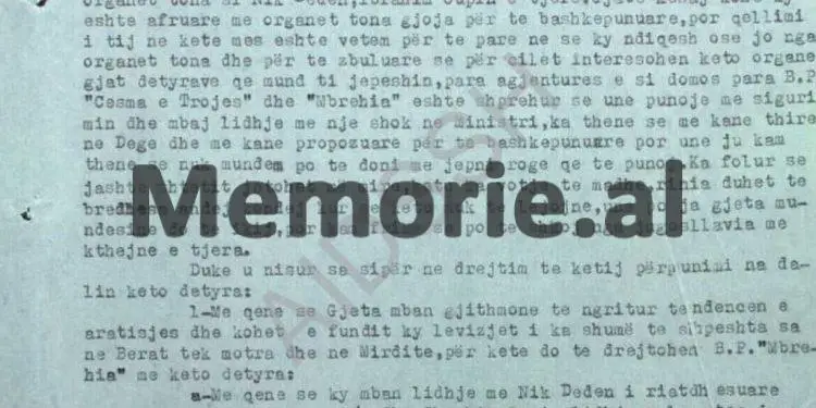 “He said; if I could, I will escape to Yugoslavia, because life is better abroad, while here, there is great suffering, a family cannot be supported with 40 ALL a day and…”/ secret report of B.p. “Mbrehija”, Mamurras 1969