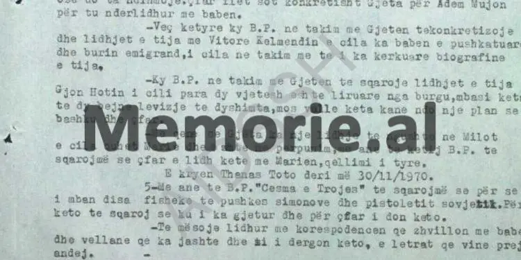 “He said; if I could, I will escape to Yugoslavia, because life is better abroad, while here, there is great suffering, a family cannot be supported with 40 ALL a day and…”/ secret report of B.p. “Mbrehija”, Mamurras 1969