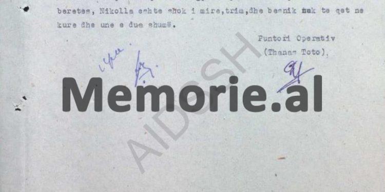 “Stay close, learn his movements and go deep if he grinds on his head, assassinate Comrade Enver, if he has a weapon…”/ Instruction of the head of the Internal Branch of Kruja, to Gjet Kadel, February ’72