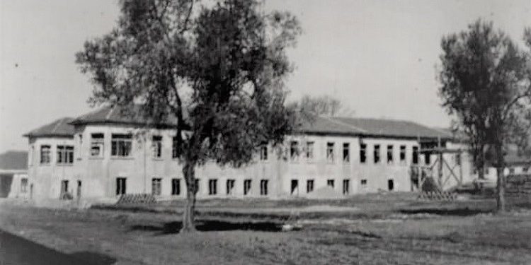 Momente nga puna për ndërtimin e Spitalit Civil në Tiranë, viti 1941