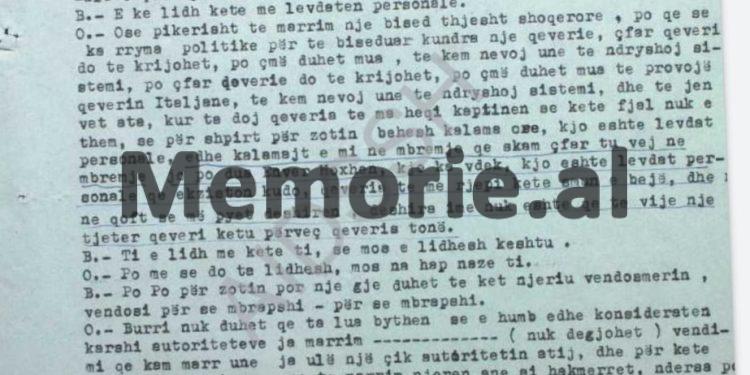 “Enver Hoxha është i zoti shumë, por pak del në rrethe, parvjet, ka qenë në Mirditë, Kukës, vjet ja ka mbajtur këtej…”/ Përgjimet e bisedës së Gjet Kadelit, me bashkëpunëtorin e Sigurimit