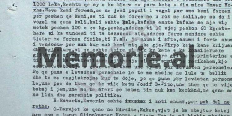 “Enver Hoxha është i zoti shumë, por pak del në rrethe, parvjet, ka qenë në Mirditë, Kukës, vjet ja ka mbajtur këtej…”/ Përgjimet e bisedës së Gjet Kadelit, me bashkëpunëtorin e Sigurimit