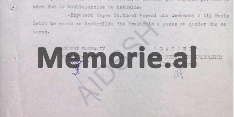 “Të merren masa shumë të rrepta që, pas arrestimit, Gjet Kadelin, të lidhur ta çojmë në shtëpi, për kontrollin e banesës së tij dhe…”/ Udhëzimi i kryetarit të Degës së Brendshme të Krujës, gusht 1972
