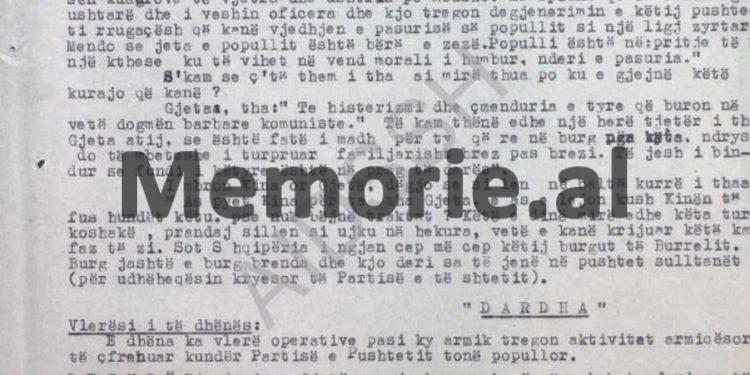 “Gjet Kadeli tha se; personalitetet më të shquara në burg, janë; Pjetër Arbnori, Nikoll Mazrreku e Simon Jubani, tani po afrohet koha e lirisë dhe ne…”/ Raporti i B.p. “Dardha”, burgu i Burrelit, 1975