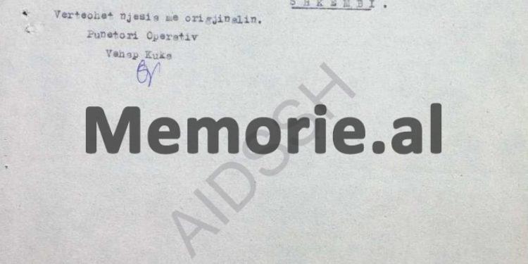 Denoncimet e B.p. “Shkëmbi”, burgu i Burrelit, ’83: /“Gjet Kadeli, Daut Gumeni, Kapllan Resuli, Bebi Konomi, Luan Burimi, Skënder Shatku, etj., flasin kundër udhëheqësit të partisë, duke thënë…”