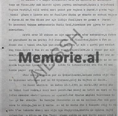 Raporti sekret i Sigurimit: “Dogana gjermane hapi e kontrolloi pakon që më kishin dhënë familja e Mehmet Shehut, për Skënderin në Suedi dhe…”/ Denoncimi i ish-ministrit Perikli Teta, nëntor 1982