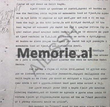 “Rrugës për Skoci, qëndruam në Austri, ku Agron Hazbiu me mua e Vasillaq Zërin, shkuam te ambasada jonë në Vjenë, ku ai la një zarf të mbyllur dhe…”/ Denoncimi i shokut të skuadrës së “Dinamos”!