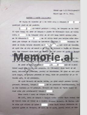 “Kryetari i Degës së Brendshme, më tha; na trego çfarë di ti, për veprimtarinë armiqësore të Ramiz Alisë, se do të lirojmë nga burgu, ndryshe do të zhdukim… ”! Relacioni sekret i vitit 1983