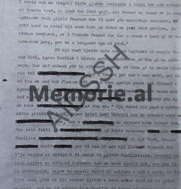 “Vëllai im Petriti, do fejohej me vajzën e Enverit, por Ramizi me Nexhmijen, e prishën atë, kishin frikë se pas vdekjes së udhëheqësit, babai, Kadriu,…”/ Raporti Sigurimit, me bisedën e Agron Hazbiut