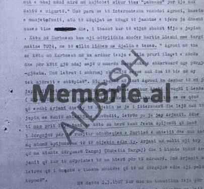 “Vëllai im Petriti, do fejohej me vajzën e Enverit, por Ramizi me Nexhmijen, e prishën atë, kishin frikë se pas vdekjes së udhëheqësit, babai, Kadriu,…”/ Raporti Sigurimit, me bisedën e Agron Hazbiut