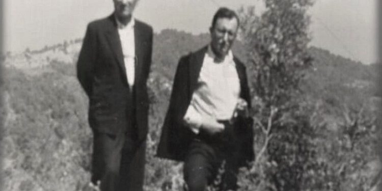 Fotografi të Frano Iliajt me shokë e miq të tij, në vitet 1952-1966