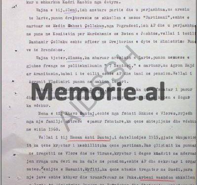 “Agron Hazbiu me disa shokë të ekipit ‘Dinamo’, si Çoçoli, Ben Vila etj., te shtëpia e tij, kanë bërë mbrëmje vallëzimi, me magnetofon e këngë të huaja dhe…”/ Raporti sekret i B.p. “Dinamo”, 10 tetor ‘82