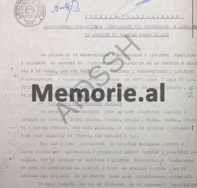 “Kur Agron Aranitasi, do vijë në Rrëshen për të sjellë fëmijët te ish- gruaja e tij, do përgjojmë banesën e Medin Çollakut, pasi ai…”/ Relacioni i Degës së Brendshme të Mirditës, qershor ’83
