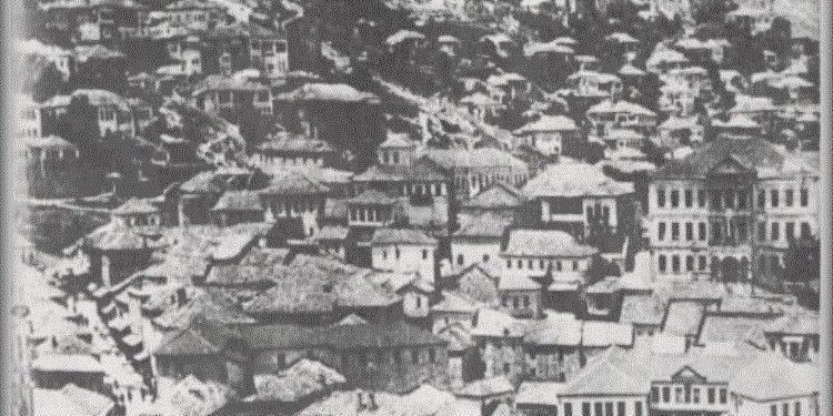 Fotografi me pamje të ndryshme nga Gjirokastra në vitet 1910-1930