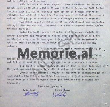 “Për survejimin e Agron Hazbiut, janë shtuar dhe B.p. ‘Jupiteri’ e ‘Shënjuesi’, të cilat do shikojnë nëse ata, takohen me familjen e armikut Koço Theodhosi…”! / Raporti sekret i Sigurimit