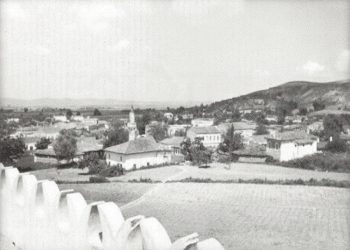 Fotografi me pamje nga qyteti i Lushnjes në vitet 1920-1926